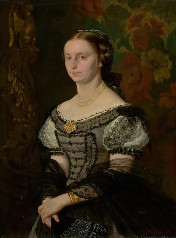 Portrait Of Terezia Ujhazy Nee Prissnitzova