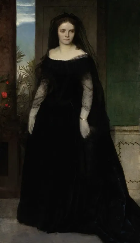 Portrait Of The Actress Fanny Janauschek