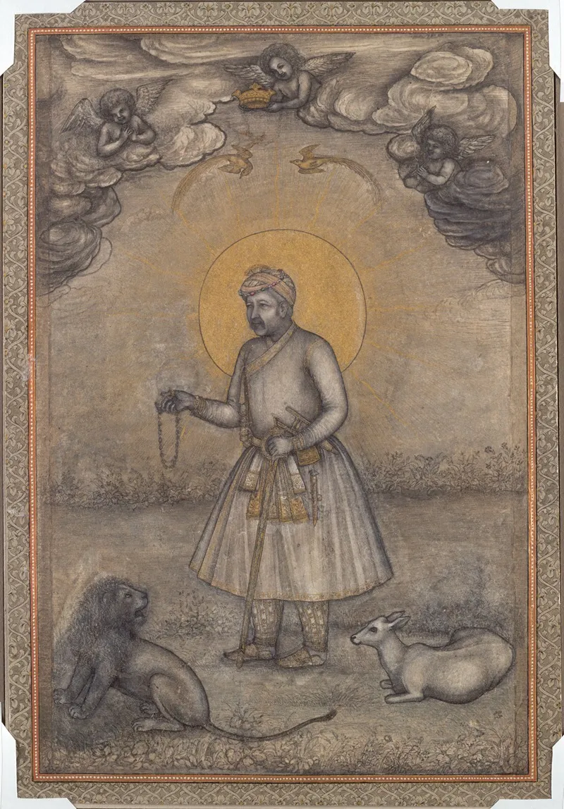 Portrait Of The Aged Akbar Wall Art by Govardhan - High-Resolution Digital Print