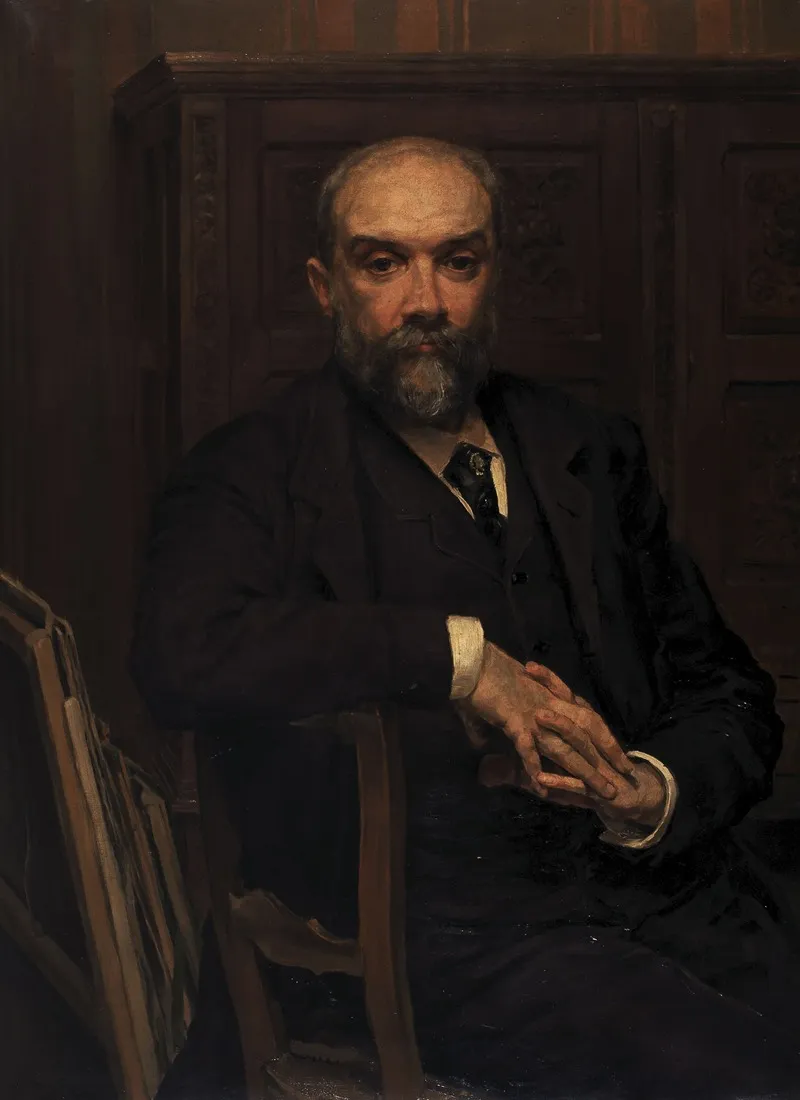 Portrait Of The Architect Edmond De Vigne