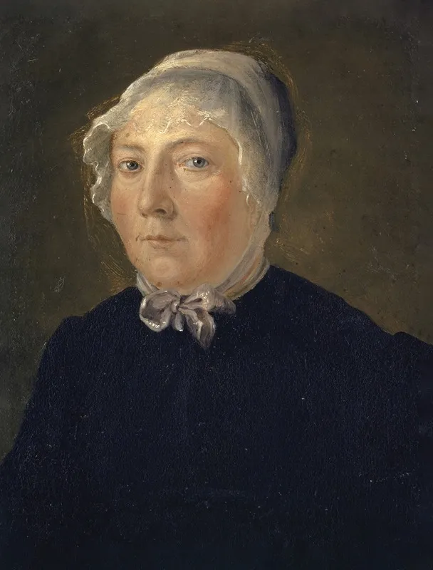 Portrait Of The Artists Mother Maria Magdalena Miville Lotz 2 Wall Art by Jakob Christoph Miville - High-Resolution Digital Print