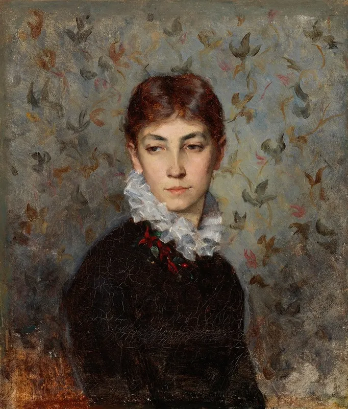 Portrait Of The Artists Sister Miss Hilda Wiik