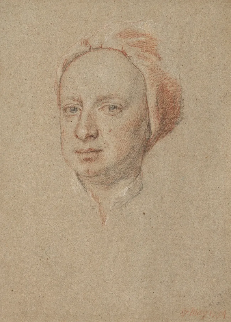 Portrait Of The Artists Son Jonathan Richardson Jun 1694 1771 Aged 40 Wall Art by Jonathan Richardson the Elder - High-Resolution Digital Print