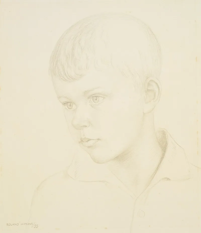 Portrait Of The Artists Son Michael