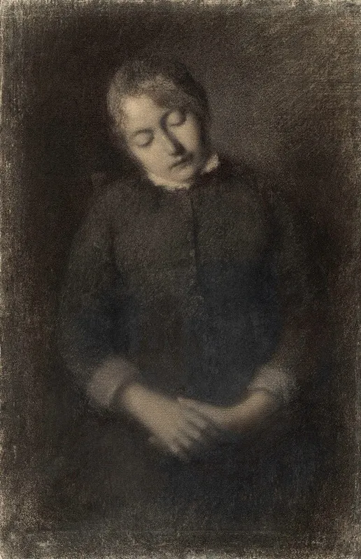 Portrait Of The Artists Wife Asleep Marie Guilloux