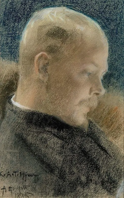 Portrait Of The Author Karl A Tavaststjerna