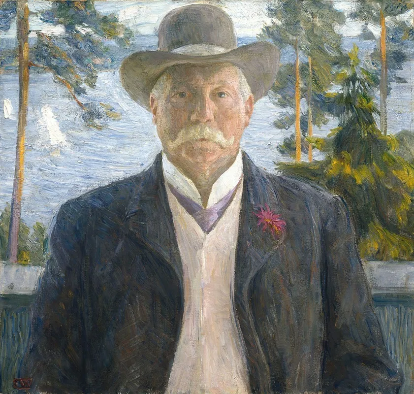 Portrait Of The Composer Thorvald Lammers