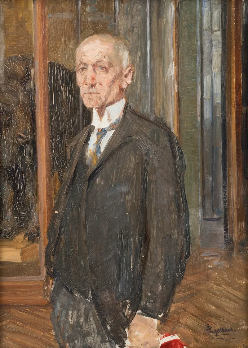 Portrait Of The Director Hans Rebel In The Natural History Museum