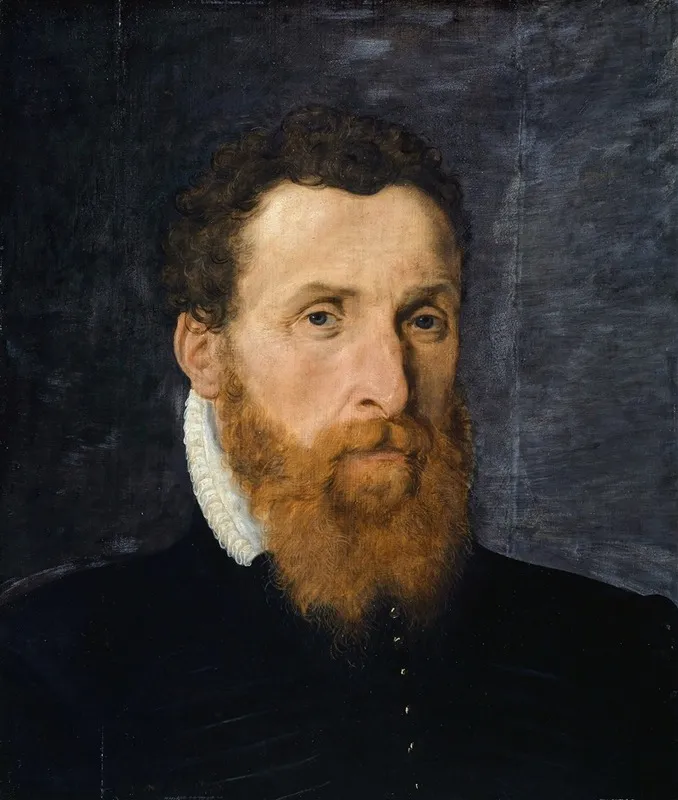 Portrait Of The Doctor Of The Elector Of Brandenburg Leonard Thurneysser Zum Thurn Of Basel Wall Art by Frans Floris - High-Resolution Digital Print