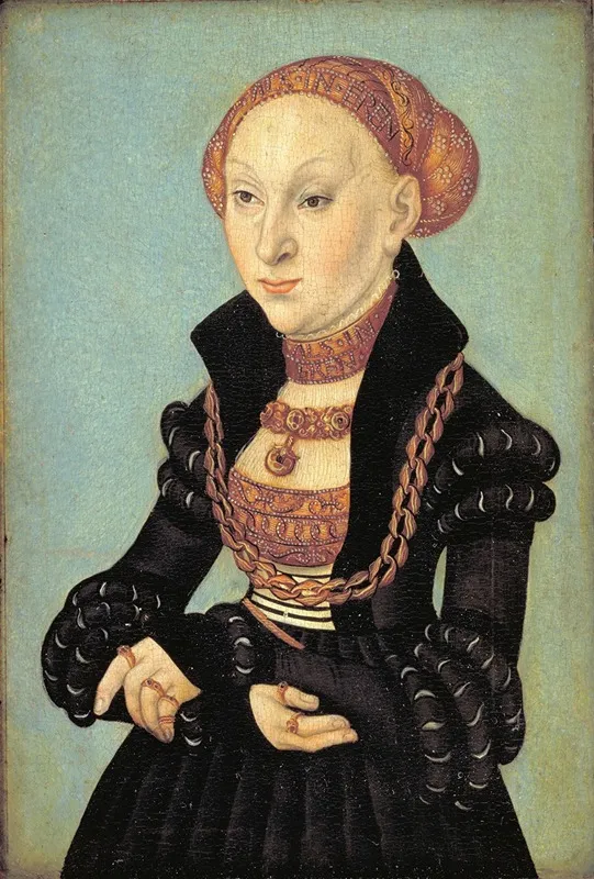 Portrait Of The Electress Sibyl Of Saxony 1510 1569