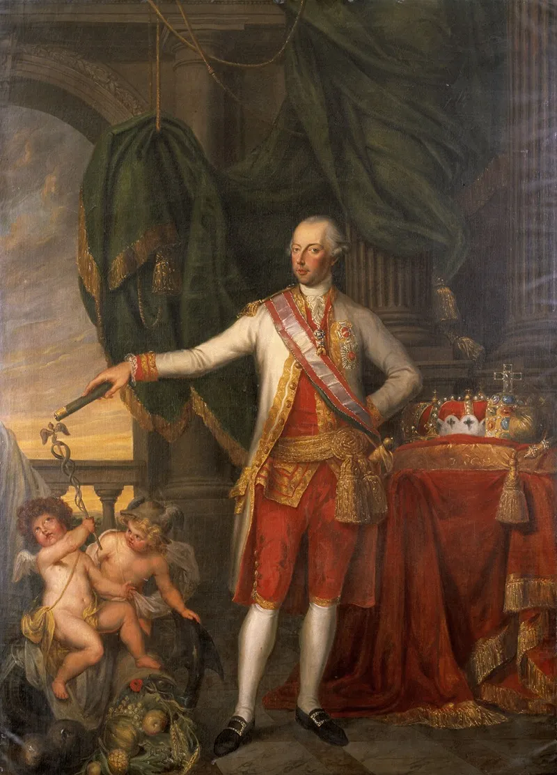 Portrait Of The Emperor Joseph Ii 2 Wall Art by Gertrude Cornélie Marie de Pélichy - High-Resolution Digital Print
