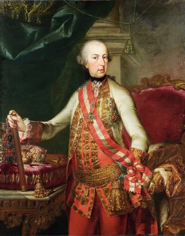 Portrait Of The Emperor Joseph Ii Wall Art by Johann Nikolaus Grooth - High-Resolution Digital Print