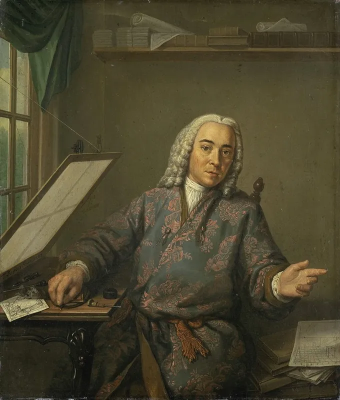 Portrait Of The Engraver Jan Casper Philips Wall Art by Tibout Regters - High-Resolution Digital Print