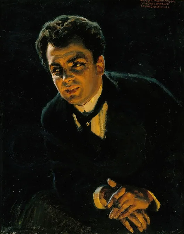 Portrait Of The German Actor Rudolf Rittner