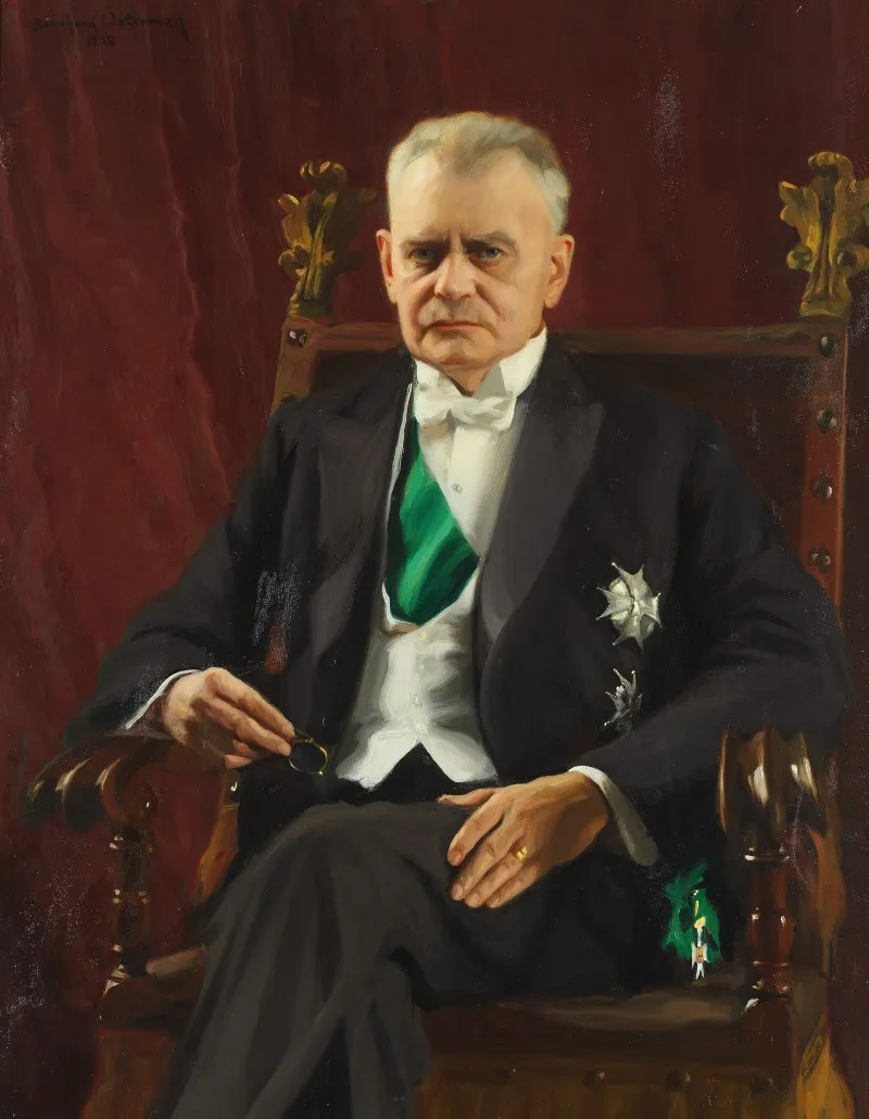 Portrait Of The Governor Henning Elmquist