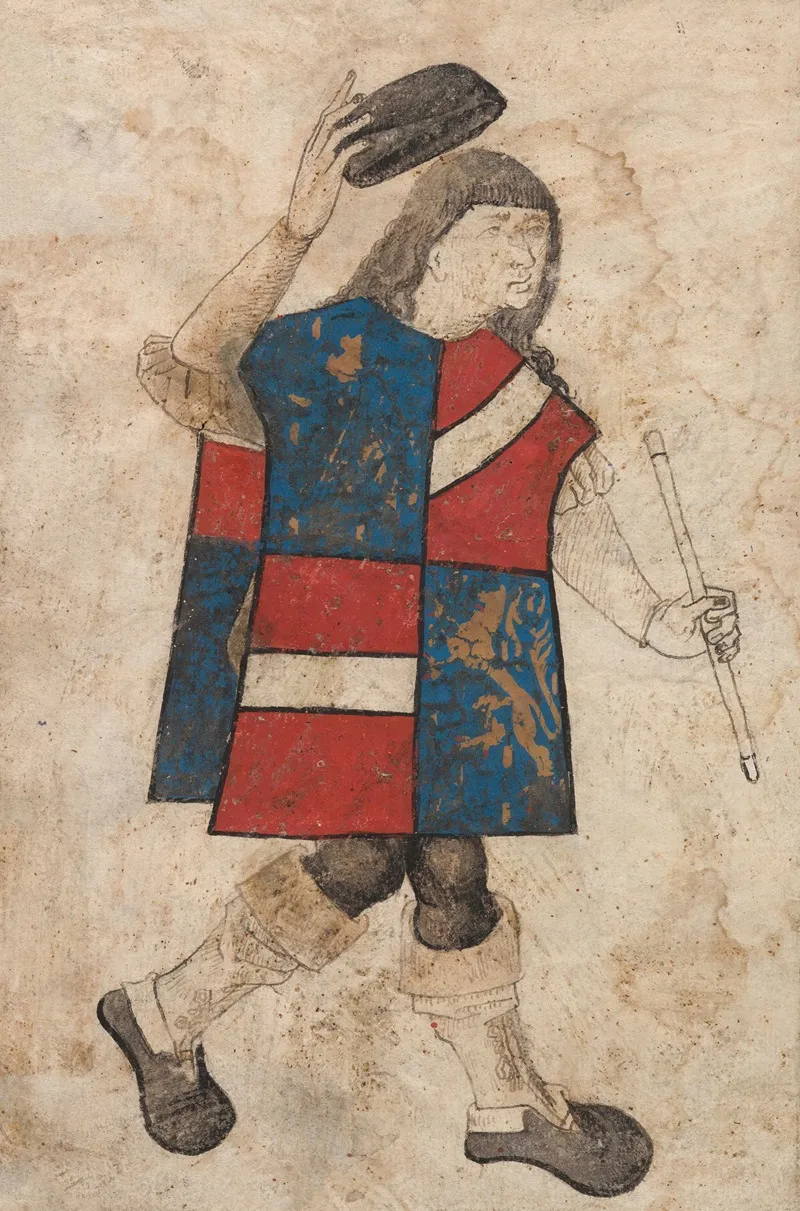 Portrait Of The Herald Of Nassau Vianden Wall Art by Herald of Nassau-Vianden - High-Resolution Digital Print