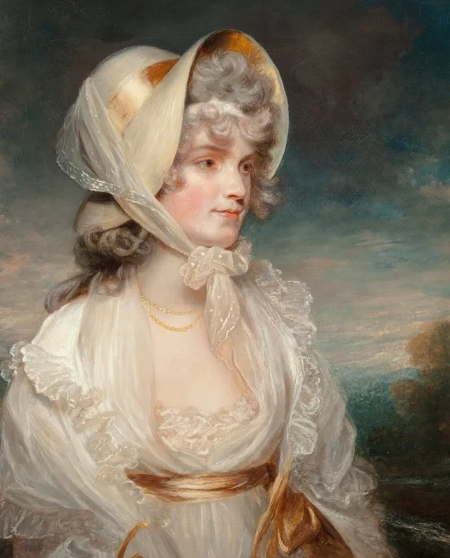 Portrait Of The Honorable Lucy Elizabeth Byng Wall Art by After John Hoppner - High-Resolution Digital Print