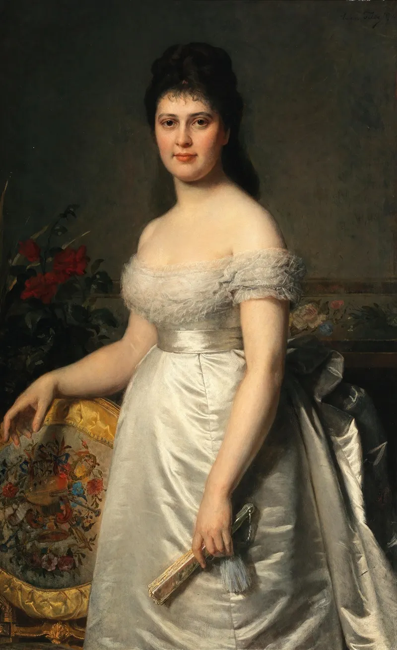 Portrait Of The Opera Singer Adelina Patti 1843 1919