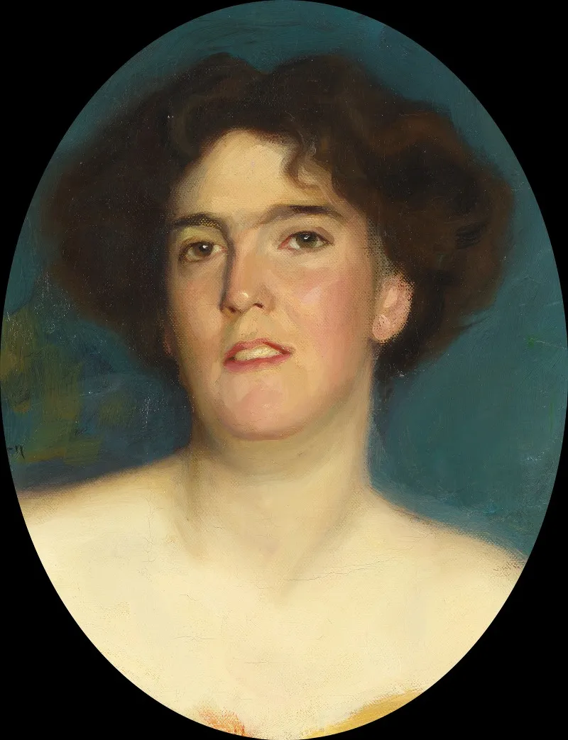 Portrait Of The Opera Singer Signe Rappe Welden