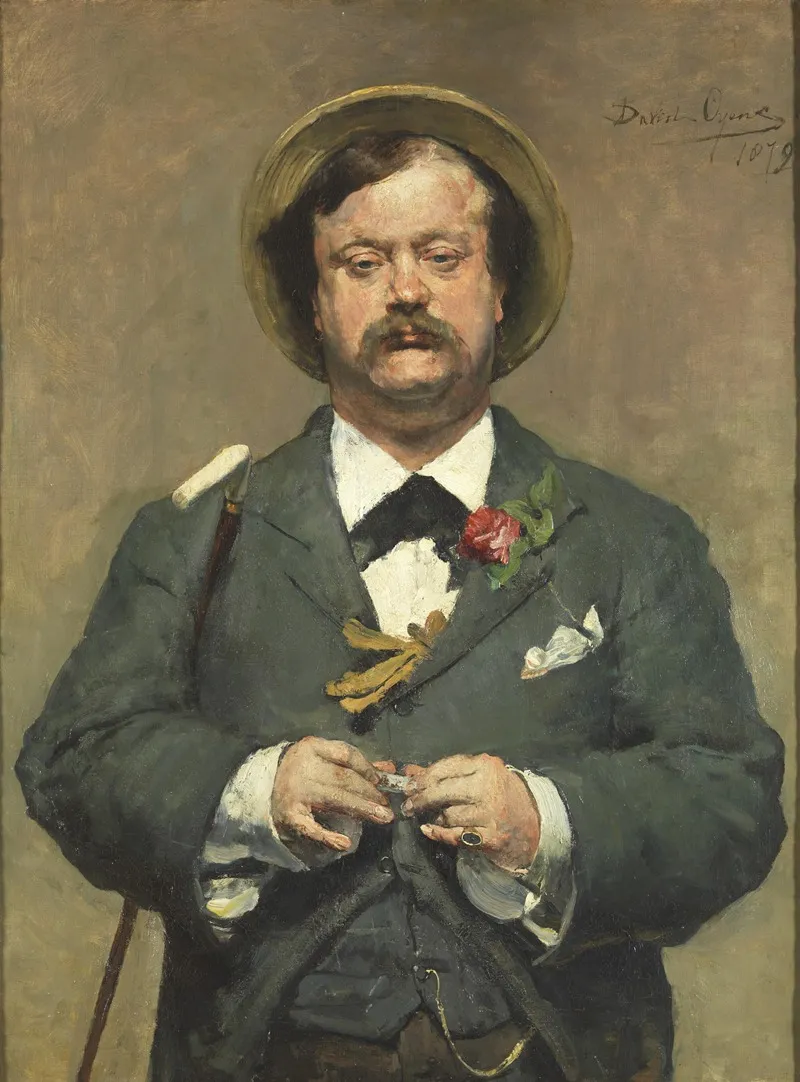 Portrait Of The Painter Pieter Oyens Wall Art by David Oyens - High-Resolution Digital Print