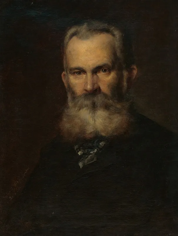Portrait Of The Painter Teodor Boemma Eduard Ballo