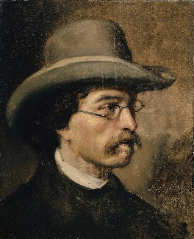 Portrait Of The Painter Theodor Deschwanden