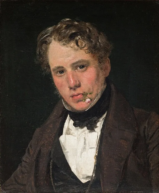 Portrait Of The Painter Wilhelm Marstrand