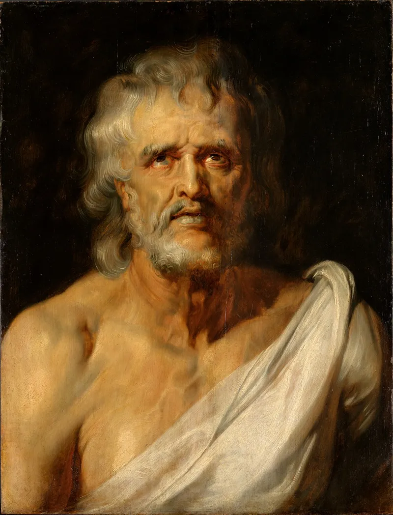 Portrait Of The Philosopher Seneca Wall Art by Peter Paul Rubens - High-Resolution Digital Print