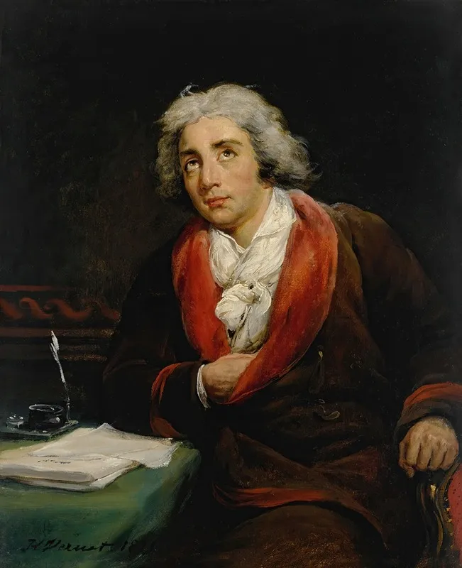 Portrait Of The Poet Andre Chenier 1762 1794