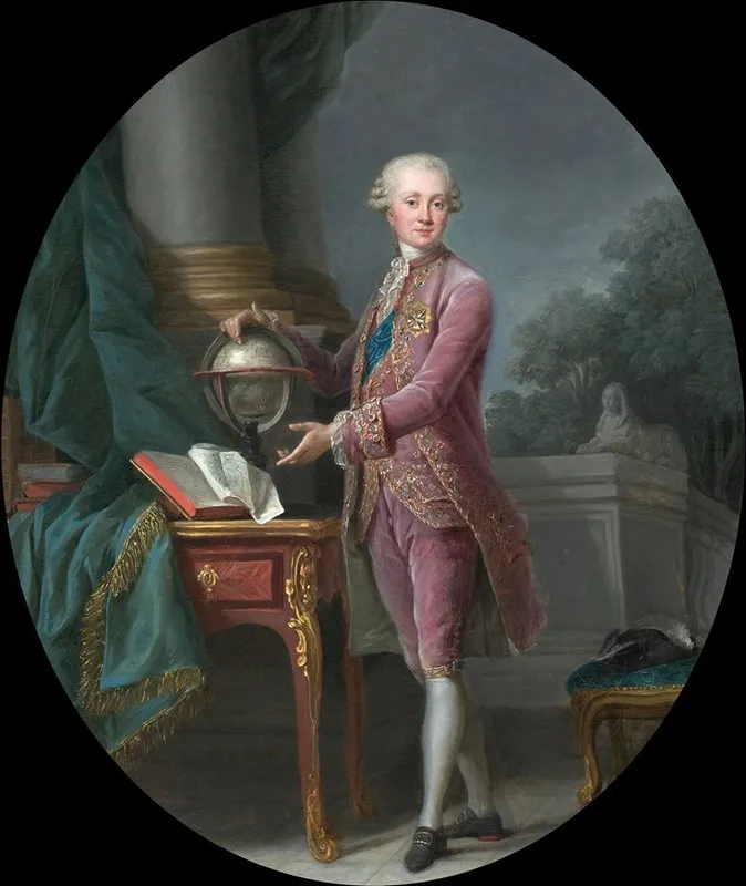 Portrait Of The Prince Of Nassau Wall Art by Elisabeth Louise Vigée Le Brun - High-Resolution Digital Print
