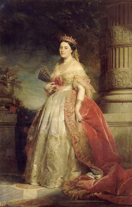 Portrait Of The Princess Mathilde Wall Art by Édouard-Louis Dubufe - High-Resolution Digital Print
