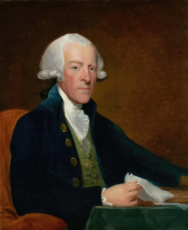 Portrait Of The Right Honorable William Brownlow 2 Wall Art by Gilbert Stuart - High-Resolution Digital Print
