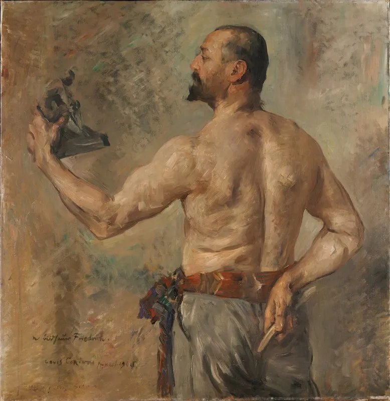 Portrait Of The Sculptor Friedrich Wall Art by Lovis Corinth - High-Resolution Digital Print