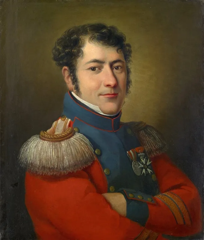 Portrait Of The Staff Quartermaster Sergeant Leonhard Miville Keller Wall Art by Pieter Recco - High-Resolution Digital Print