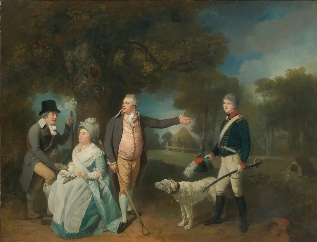 Portrait Of The Wetten Family