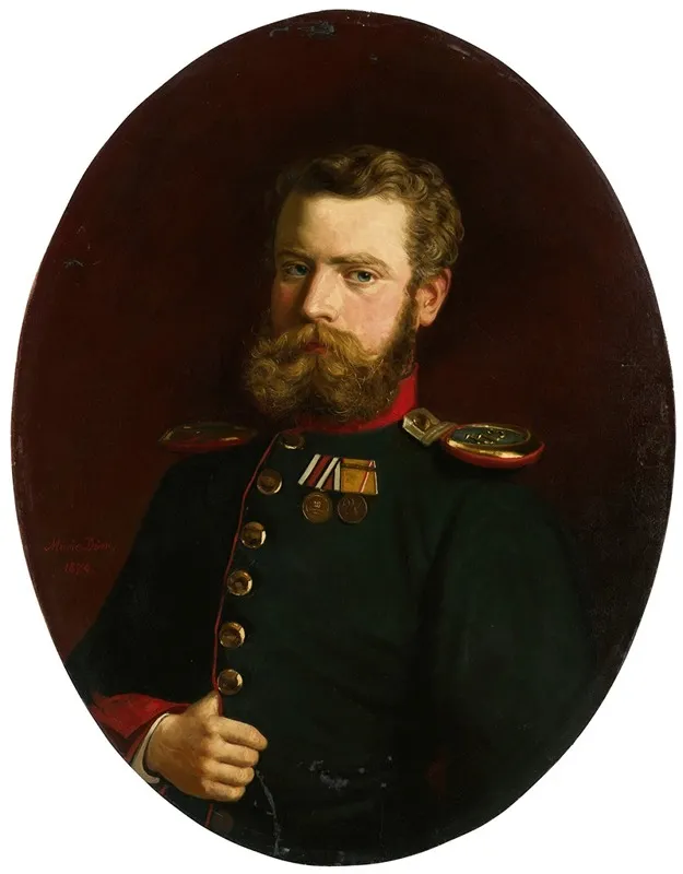 Portrait Of Theophil Krebs Wall Art by Marie Dürr-Grossmann - High-Resolution Digital Print