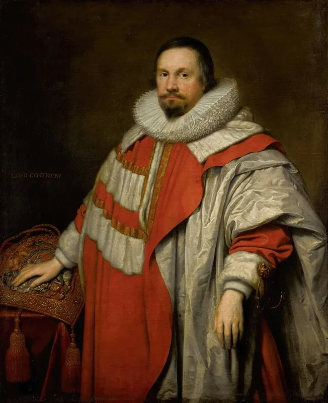 Portrait Of Thomas 1st Baron Coventry 1578 1640 Lord Keeper Of The Great Seal