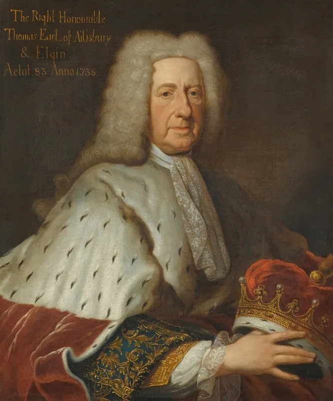 Portrait Of Thomas Bruce 2nd Earl Of Ailesbury Wall Art by Francois Harrewijn - High-Resolution Digital Print