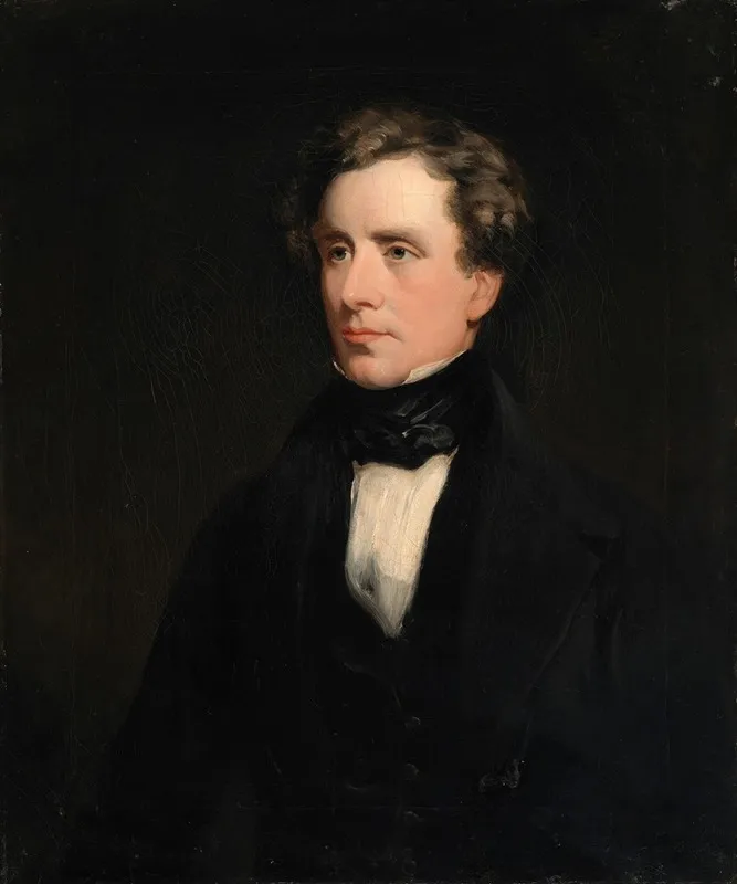 Portrait Of Thomas Francis Meagher Meagher Of The Sword 1823 1867 Young Irelander Wall Art by George Francis Mulvany - High-Resolution Digital Print