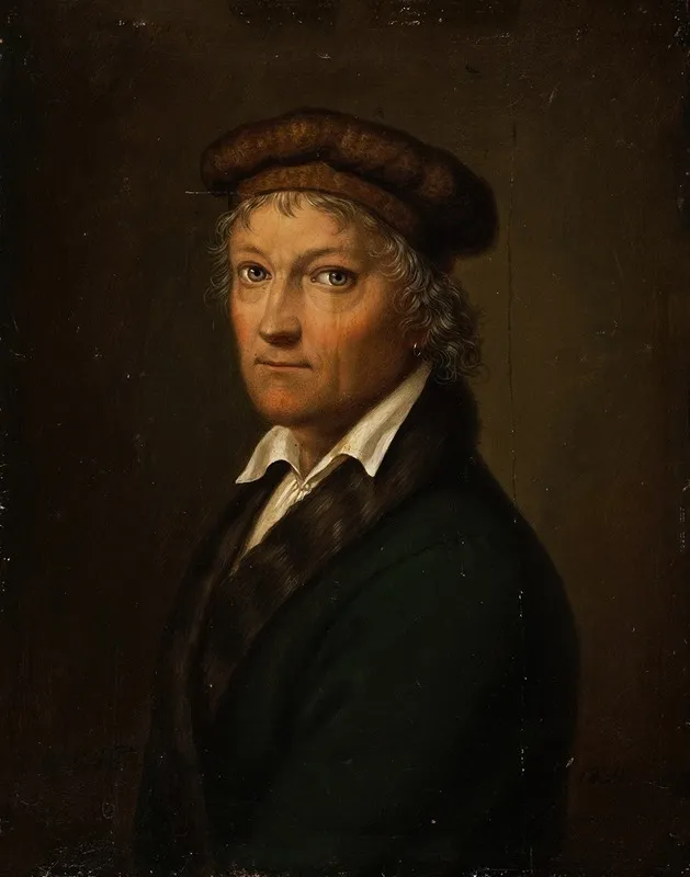 Portrait Of Thorvaldsen 2 Wall Art by Bernhard Von Guérard - High-Resolution Digital Print