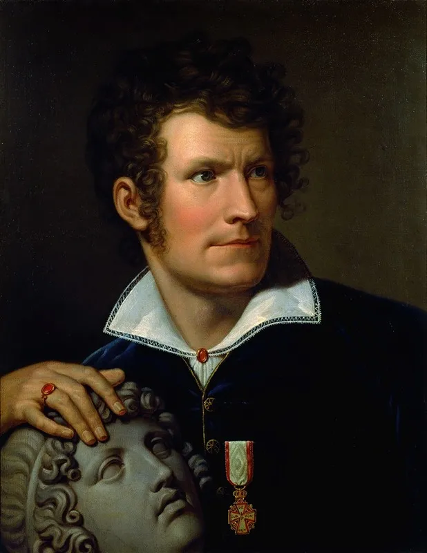 Portrait Of Thorvaldsen 5 Wall Art by Rudolph Suhrlandt - High-Resolution Digital Print