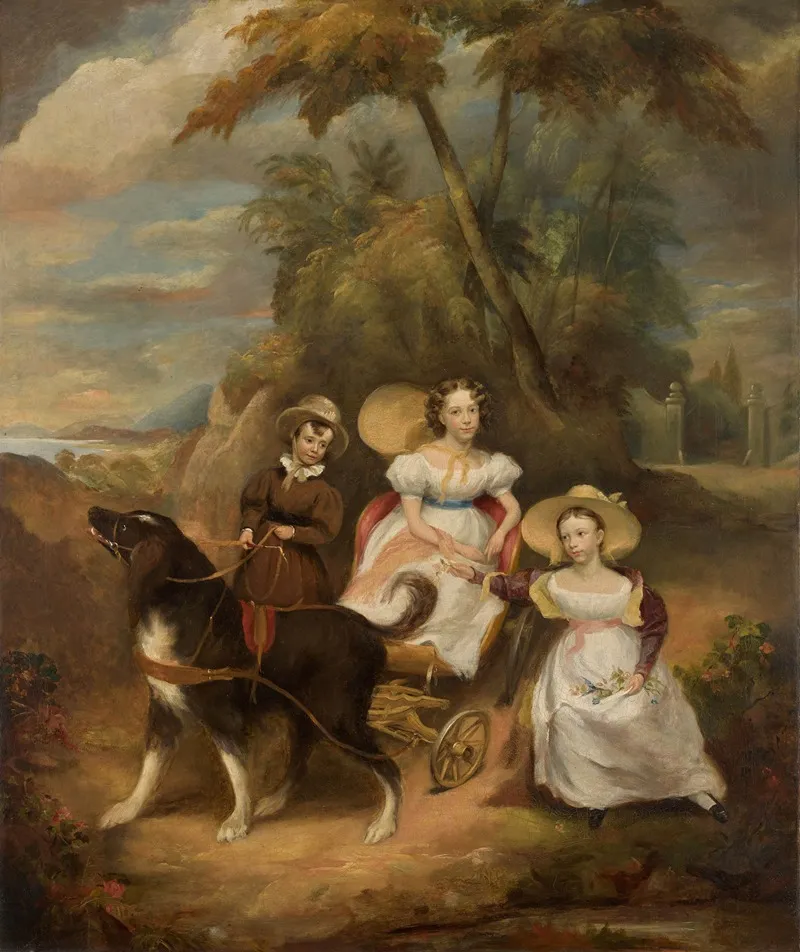 Portrait Of Three Children 2 Wall Art by John Livingston - High-Resolution Digital Print