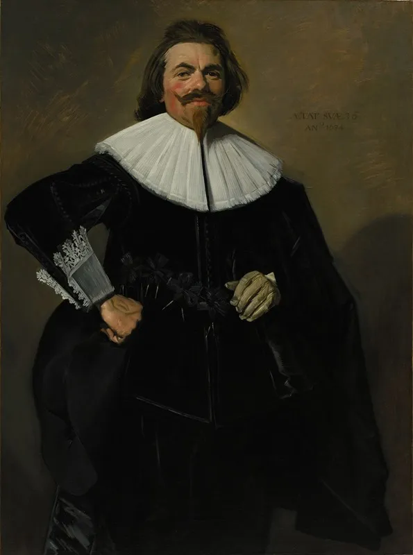 Portrait Of Tieleman Roosterman Wall Art by Frans Hals - High-Resolution Digital Print