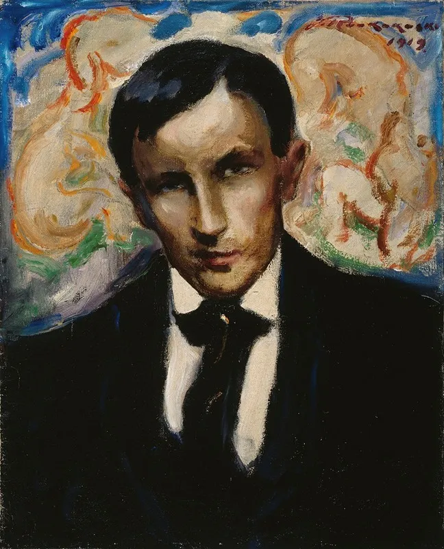 Portrait Of Tyko Sallinen Wall Art by Jalmari Ruokokoski - High-Resolution Digital Print