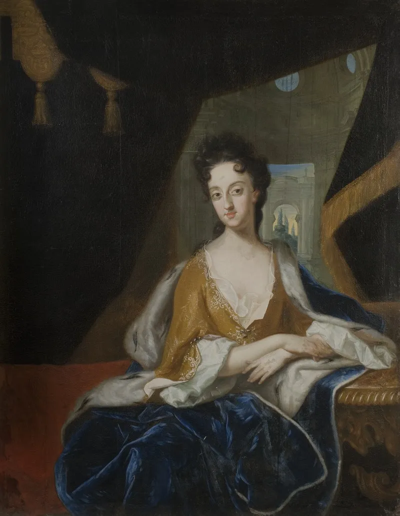 Portrait Of Ulrika Eleonora The Younger Wall Art by Johan Starbus - High-Resolution Digital Print