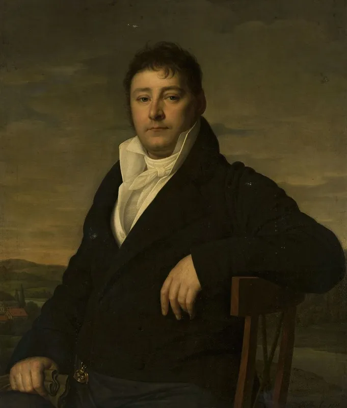 Portrait Of Valentin Hellmann Wall Art by Heinrich Christoph Kolbe - High-Resolution Digital Print