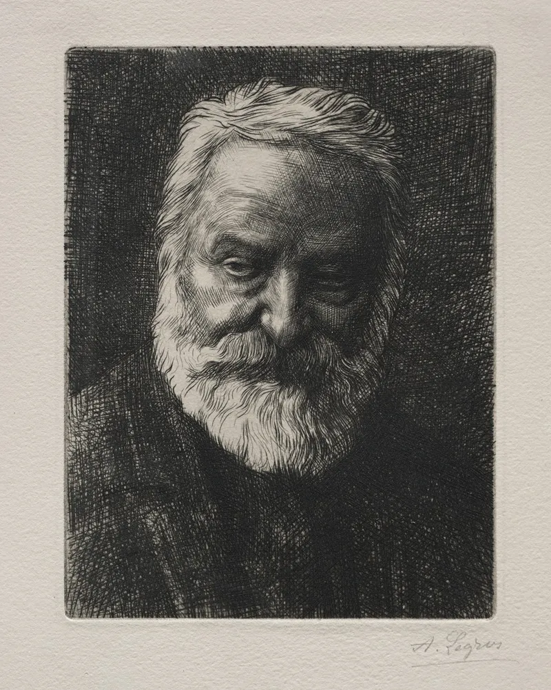 Portrait Of Victor Hugo 2