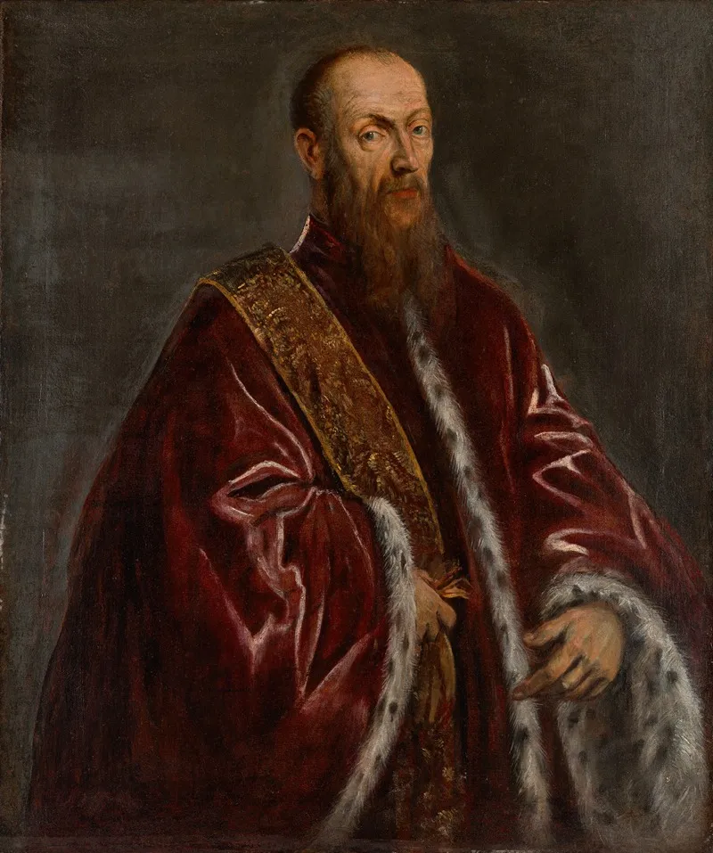 Portrait Of Vincenzo Morosini 1511 1588