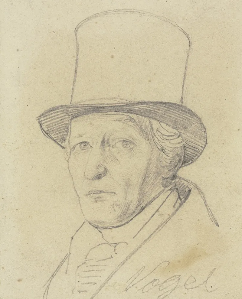 Portrait Of Vogel Wall Art by Carl Hoff - High-Resolution Digital Print