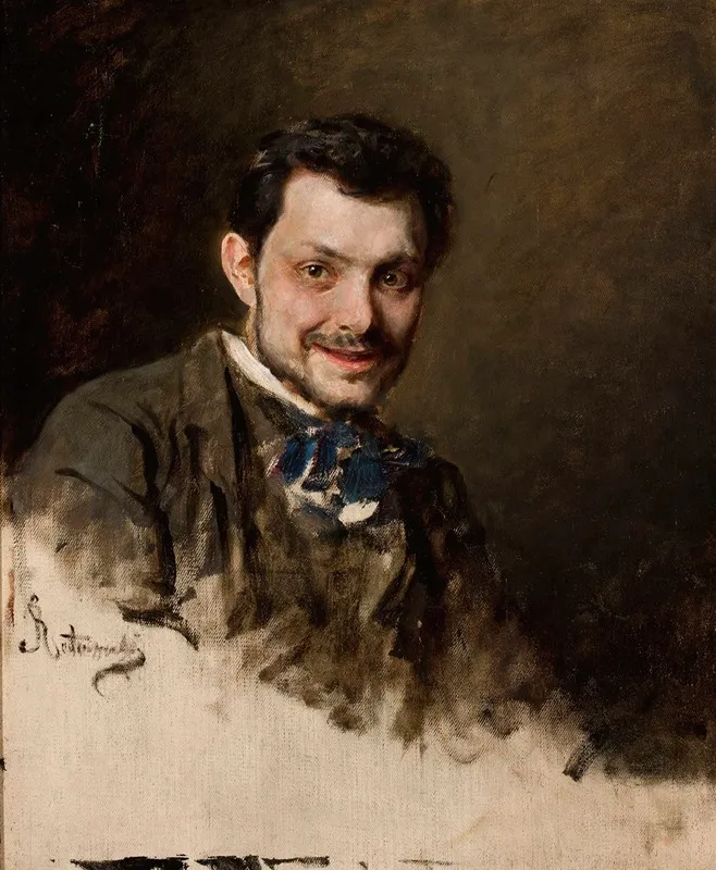 Portrait Of Waclaw Szymanowski Wall Art by Stanisław Rostworowski - High-Resolution Digital Print
